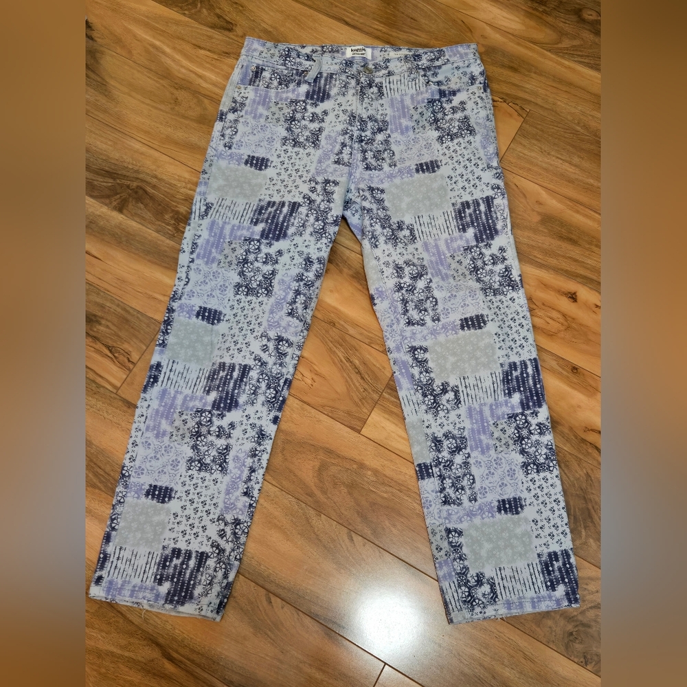 Kenzie Jeans, Vintage Luxe, Patchwork Indigo, size 6